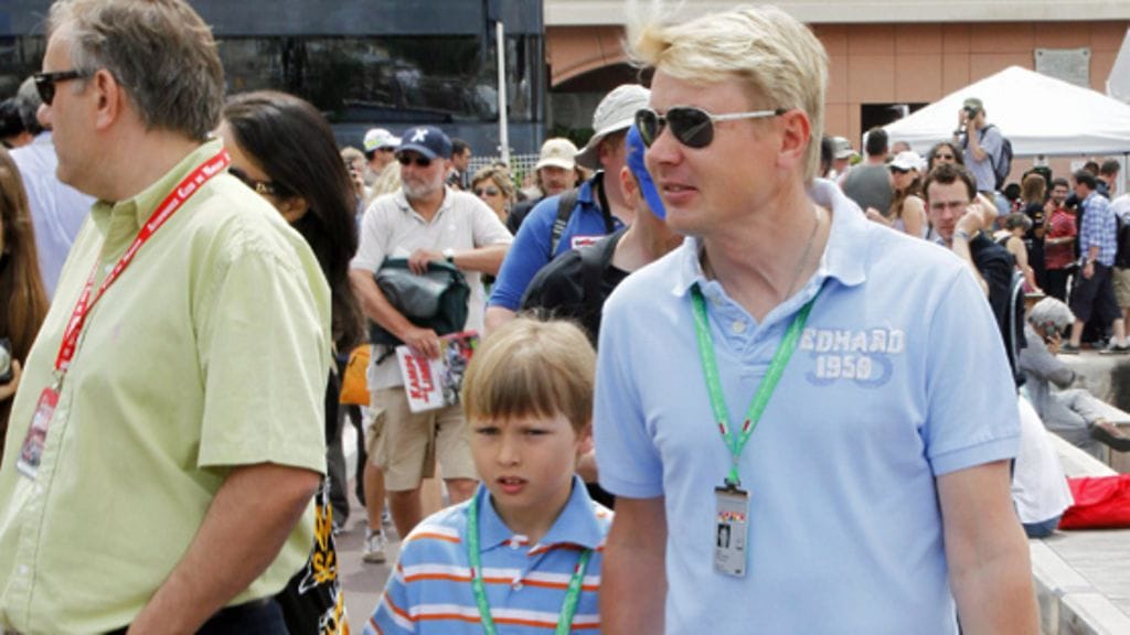 Hugo ja Mika Häkkinen (Lehtikuva)