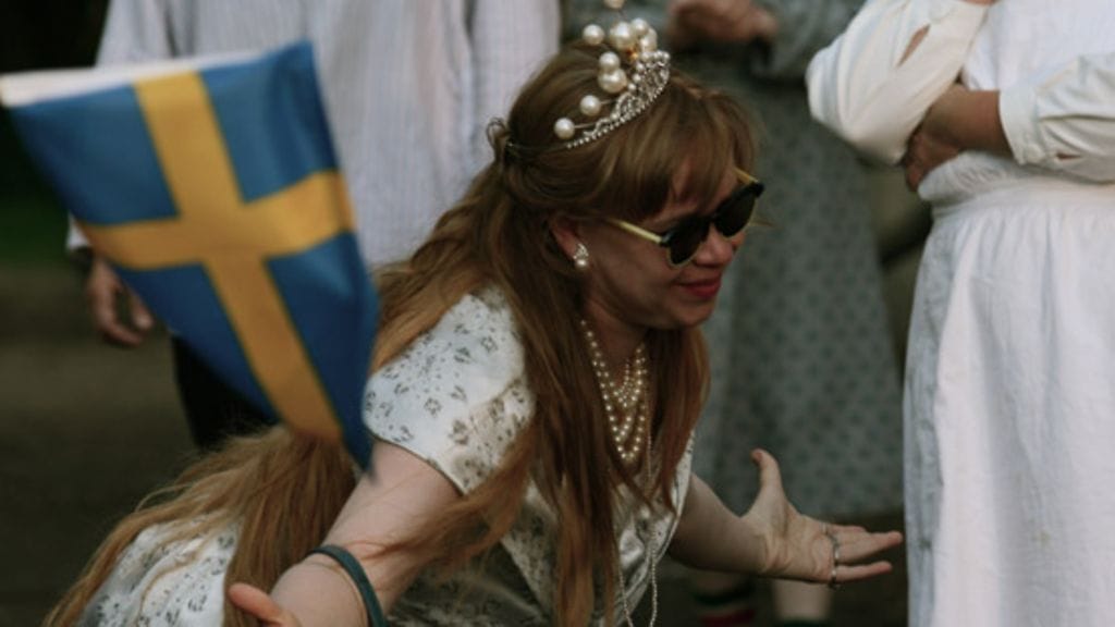 Katja Kûttner (os. Kukkola) Prinsessana. Prinsessa-elokuvan ensi-ilta 10.9.2010 (Sandrew Metronome)