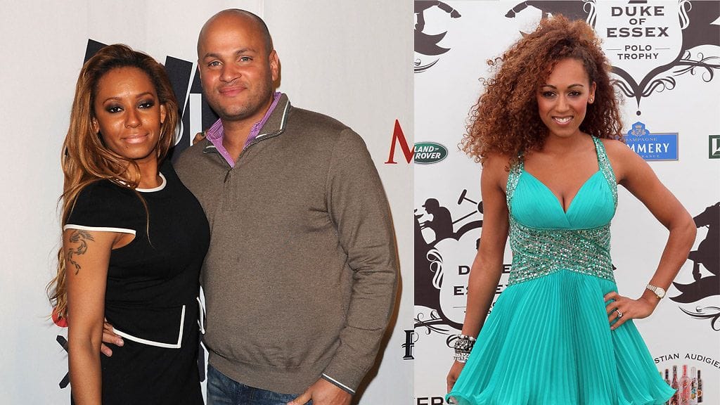 Mel B, aviomies Stephen Belafonte ja sisar Danielle