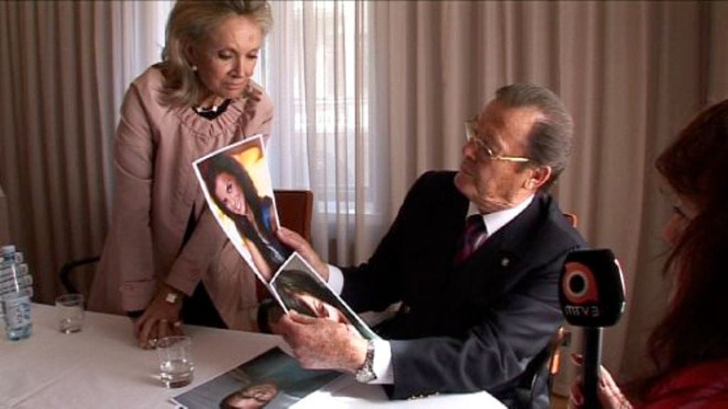 Roger Moore ja vaimo Christina Tholstrop (kuva: MTV3)