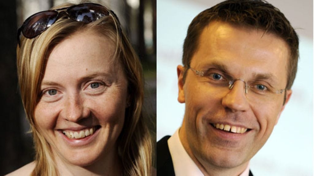 Jari Sarasvuo ja Virpi Kuitunen (Kuva: Lehtikuva)