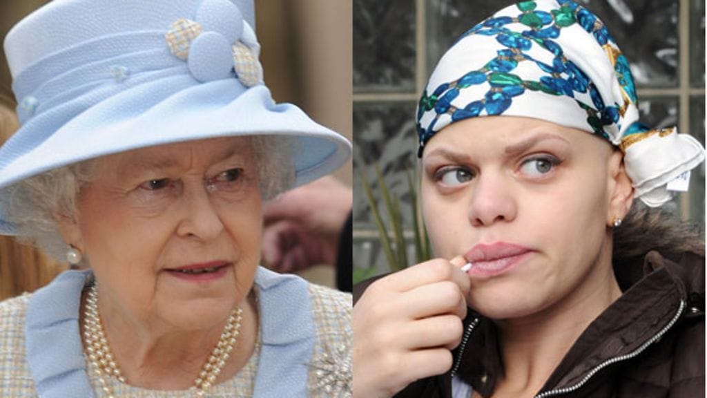 Kuningatar Elisabeth ja Jade Goody (Kuva: Wireimages)