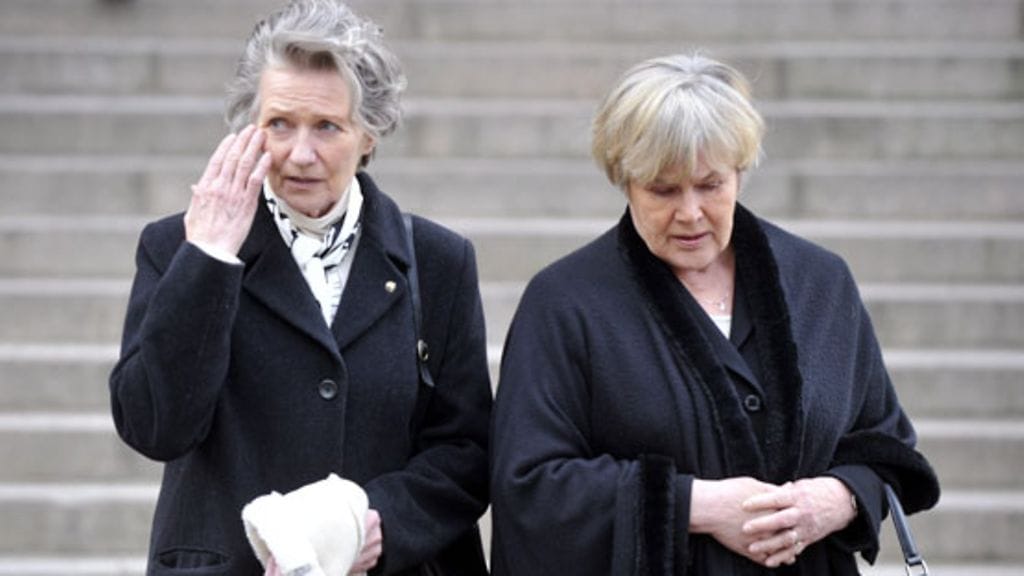 Uma Aaltonen (vas.) ja Elisabeth Rehn tänä vuonna. (LEHTIKUVA)