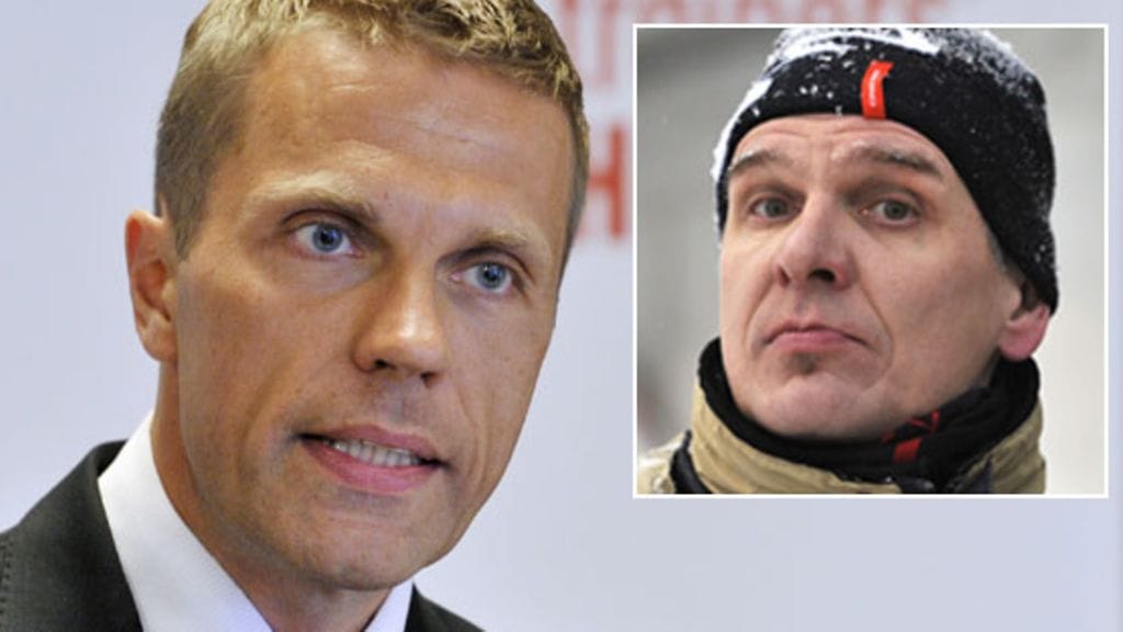 Jari Sarasvuo ja Jarmo Riski (Kuva: Lehtikuva)