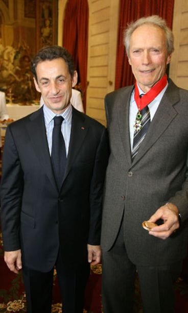 Clint Eastwood ja Nicolas Sarkozy