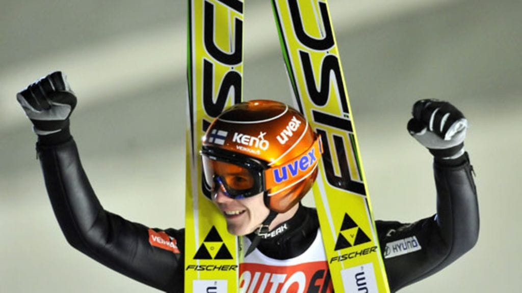 Mäkihyppääjä Harri Olli. (Kuva: Pekka Sakki/Lehtikuva)