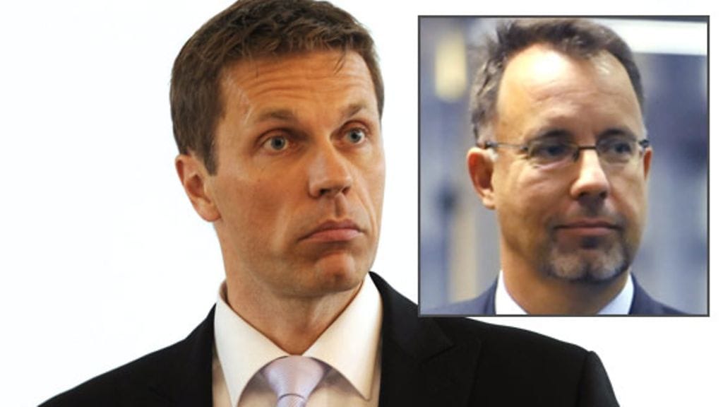 Jari Sarasvuo ja Kari Uoti (Kuva: Lehtikuva)