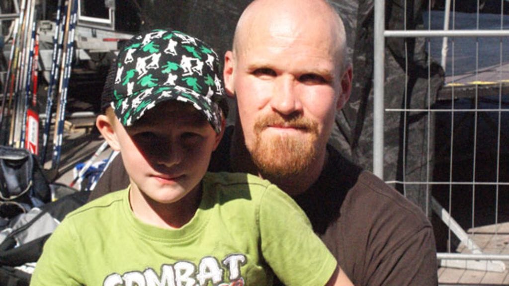 Sami Helenius ja Samuel-poika (Kuva: MTV Oy)