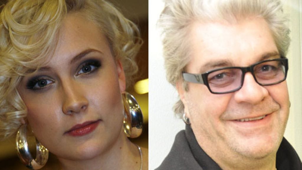 Laulaja Jippu ja näyttelijä Jussi Lampi. (Kuvat: Lehtikuva)