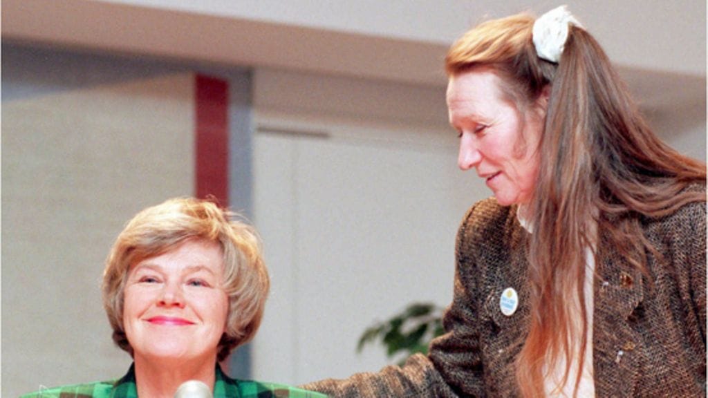 Elisabeth Rehn ja Uma Aaltonen (Lehtikuva)