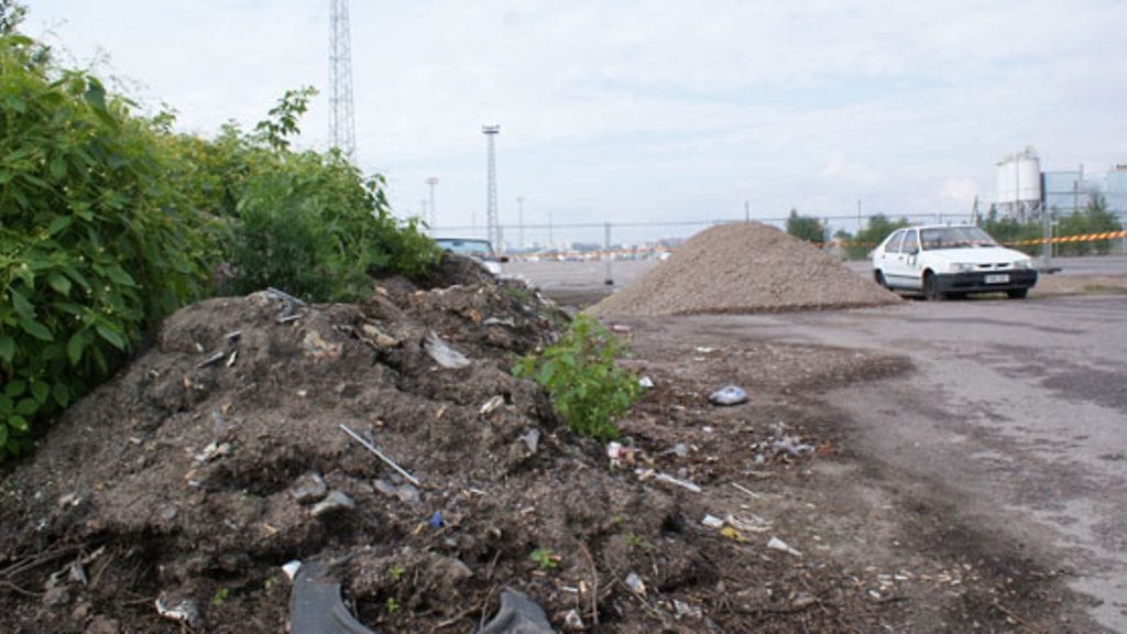 Madonnan konserttialue Helsingin Jätkäsaaressa. (Kuva: MTV Oy)