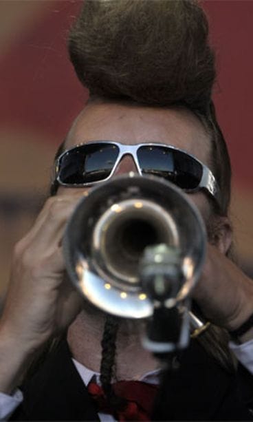 Leningrad Cowboys (Kuva: Lehtikuva Oy/Kimmo Mäntylä)