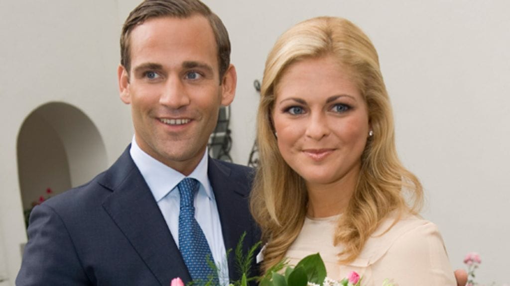 Prinsessa Madeleine ja Jonas Bergström (EPA)