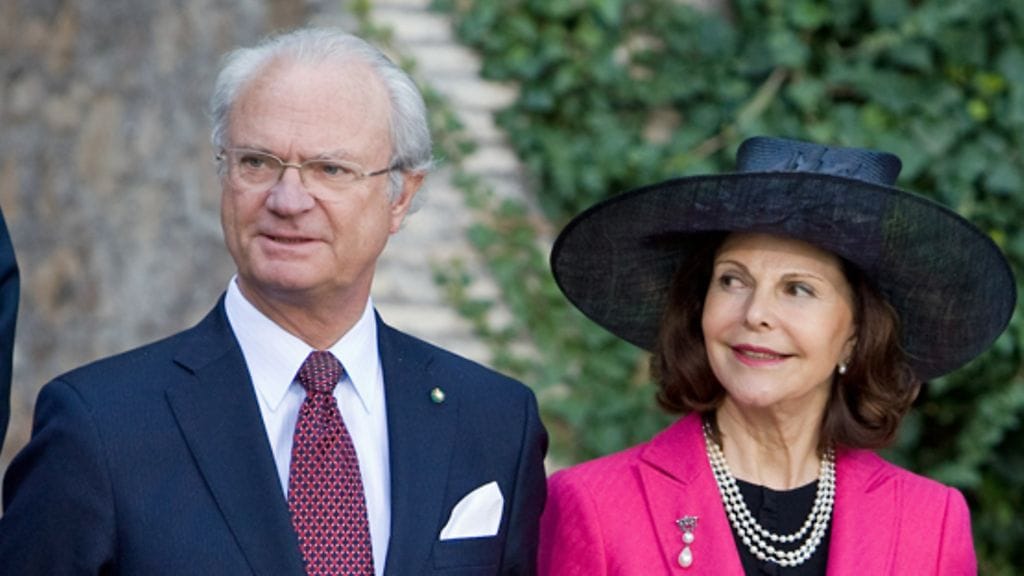 Kuningas Kaarle Kustaa ja kuningatar Silvia (Getty)