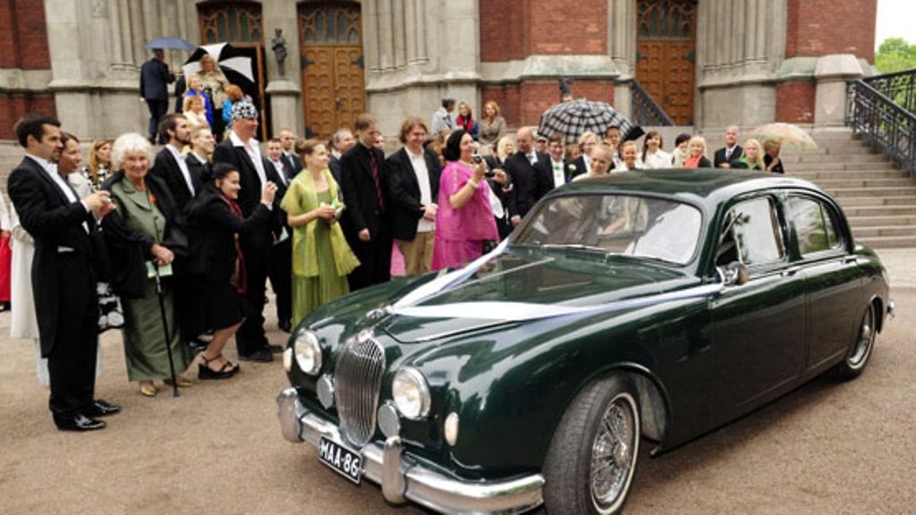 Kristian Meurmanin ja Mikaela Kurki-Suonion häät 9.6.2009. (Kuva: Heikki Saukkomaa/Lehtikuva)