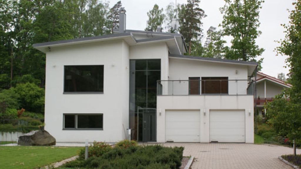 Jari Sarasvuon talo Kauniaisissa. (Kuva: MTV Oy)