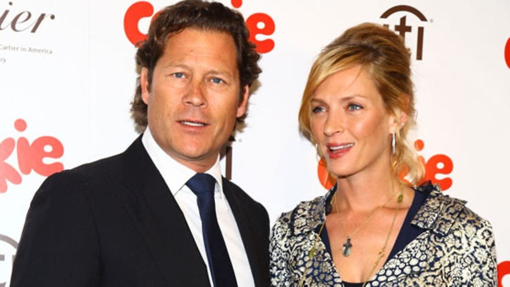 Uma Thurman ja Arpad Busson (kuva: getty images)