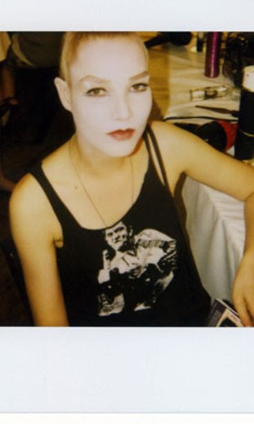 Suvi Koponen New Yorkin muotimessuilla vuonna 2009 (Kuva: Wireimage)