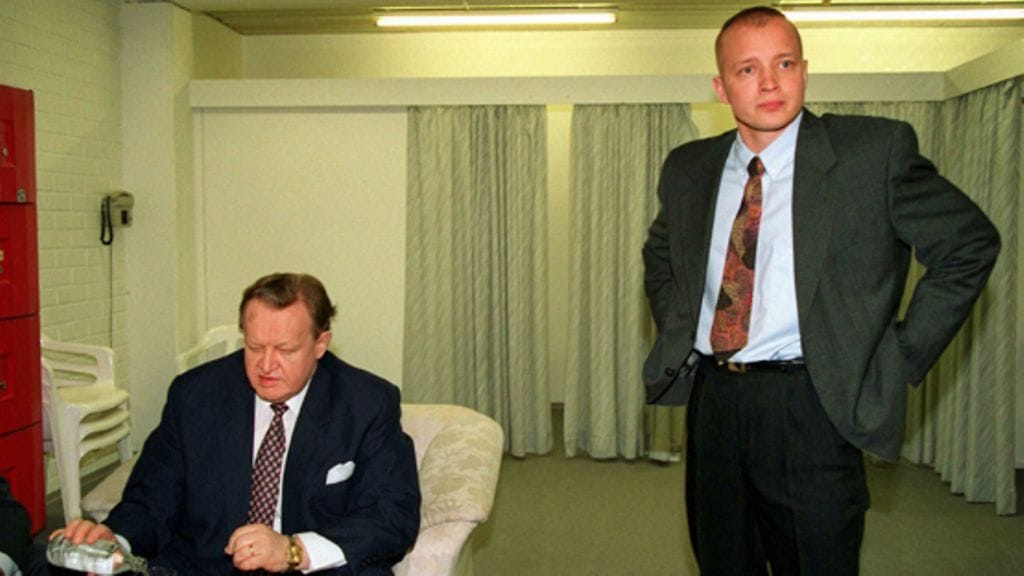 Martti Ahtisaari ja Simo Rantalainen (Lehtikuva)