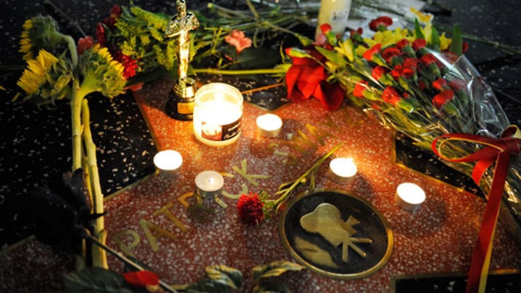 Patrick Swayzen Hollywood-laatta (Kuva: Getty Images)