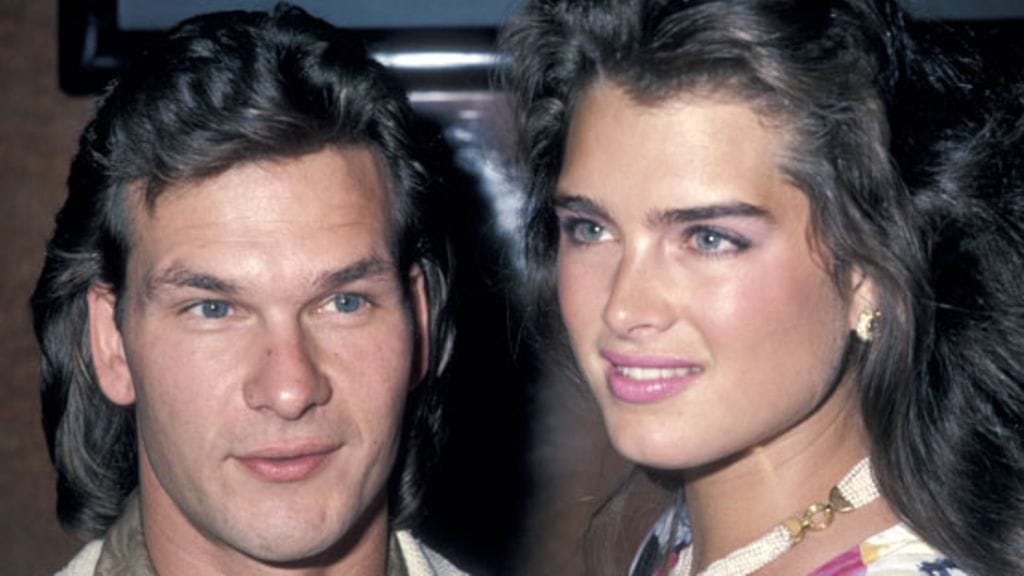 Patrick Swayze ja Brooke Shields vuonna 1986 (Kuva: Wireimages)