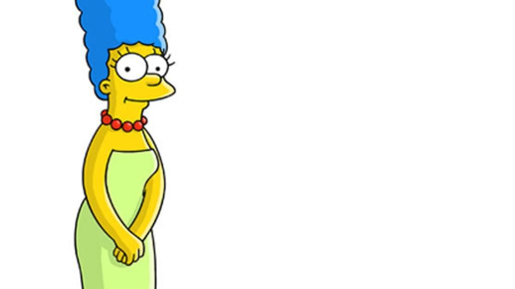 Marge Simpson poseeraa Playboyssa.