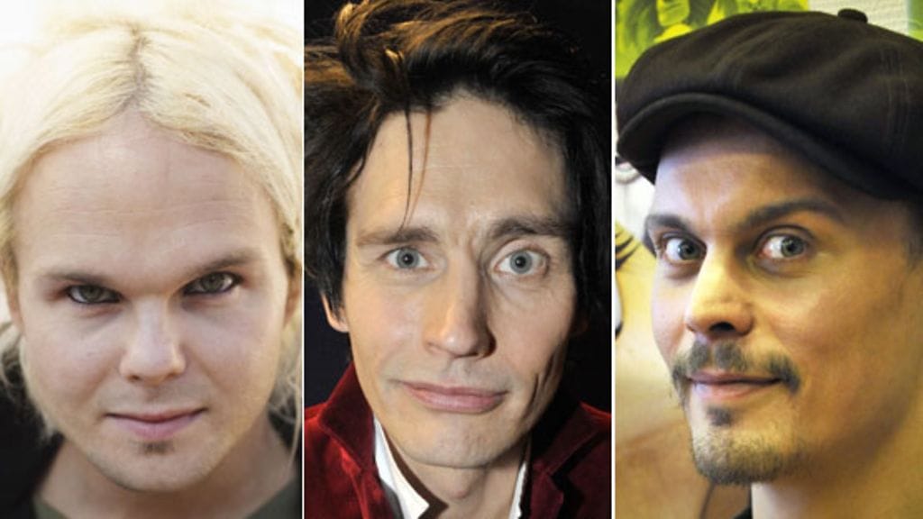 Lauri Ylönen, Lauri Tähkä ja Ville Valo (Kuva: Lehtikuva)