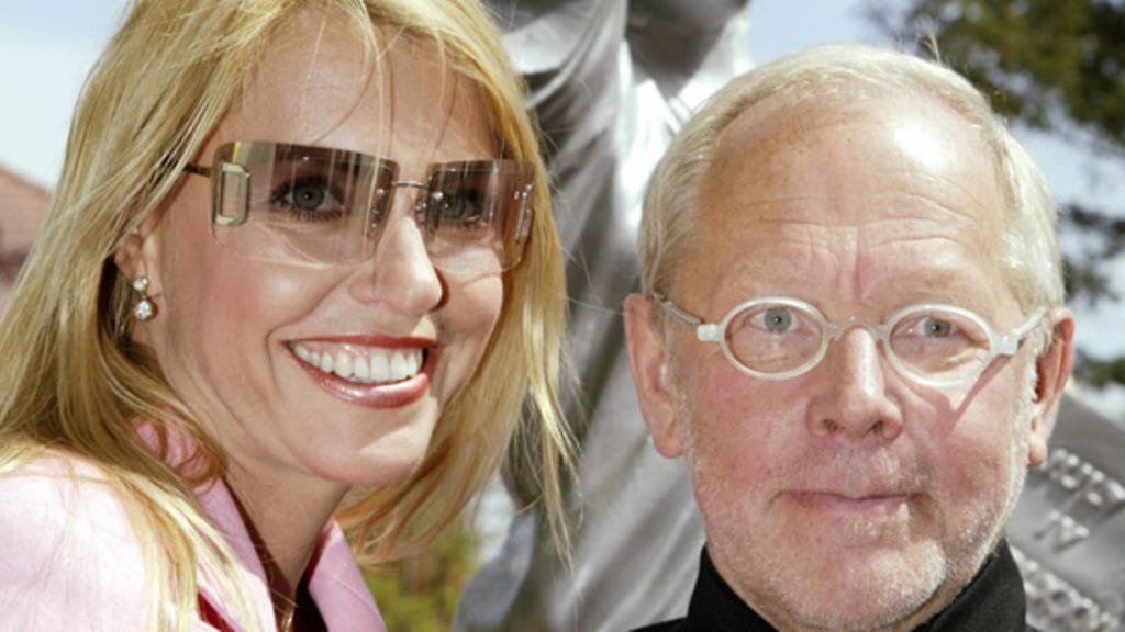 Anu Saagim ja Ristomatti Ratia. (Kuva: Markku Ulander/Lehtikuva)