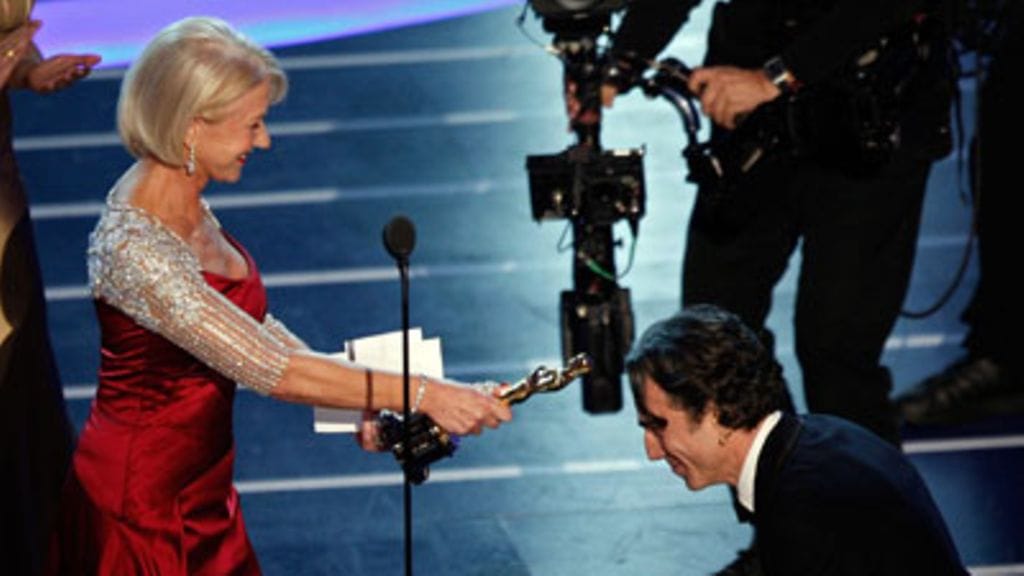 Helen Mirren ja Daniel Day-Lewis.