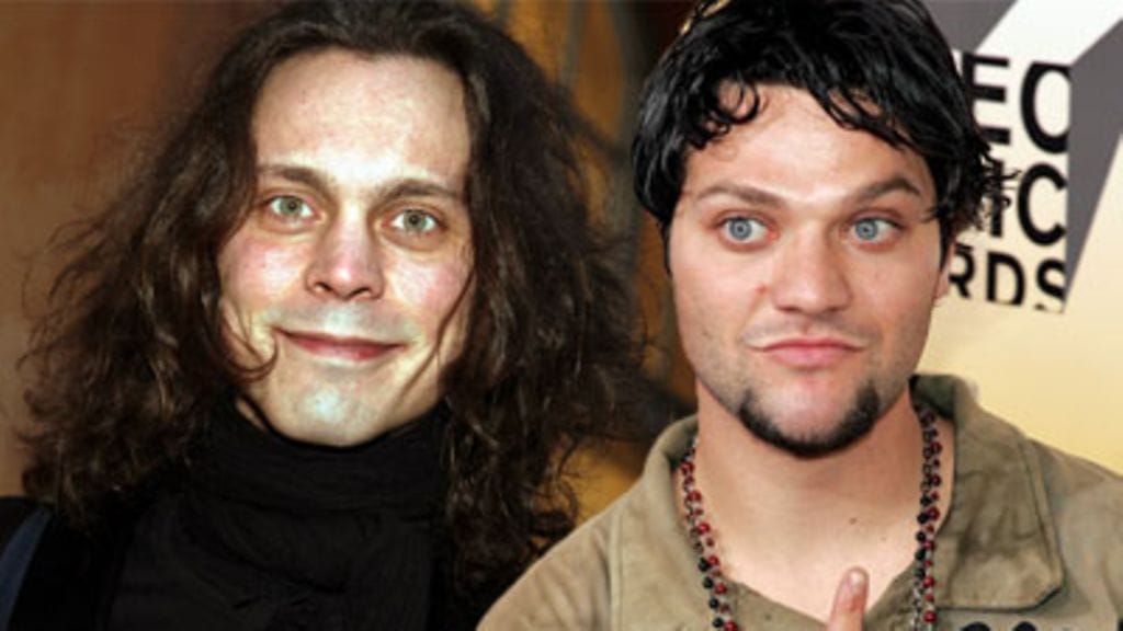 Ville Valo ja Bam Margera.