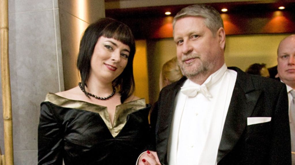 Kari Väänänen ja puoliso (Lehtikuva)