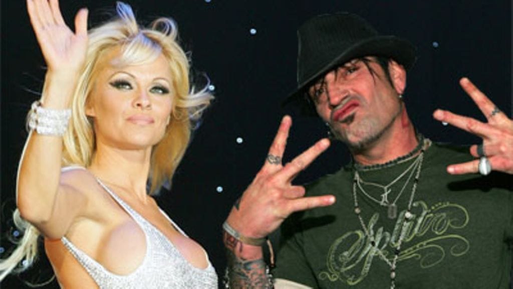 Pamela Anderson ja Tommy Lee. (Kuvat: Getty.)