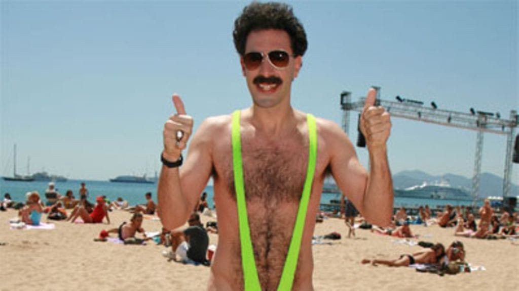 Borat uimapuvussaan. Kuva: Twentieth Century Fox.