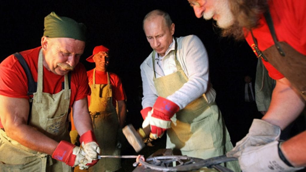 Vladimir Putin Siperiassa (EPA)