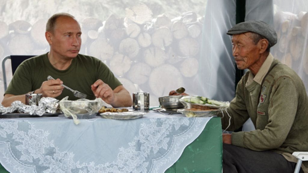 Vladimir Putin Siperiassa (EPA)