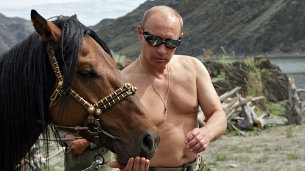 Vladimir Putin Siperiassa (EPA)