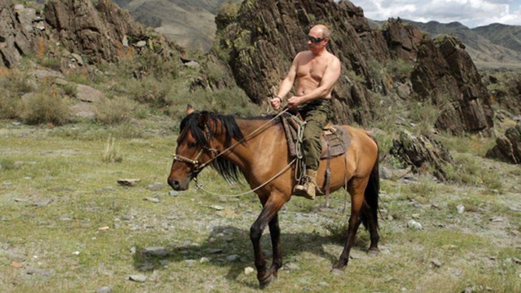 Vladimir Putin Siperiassa (EPA)