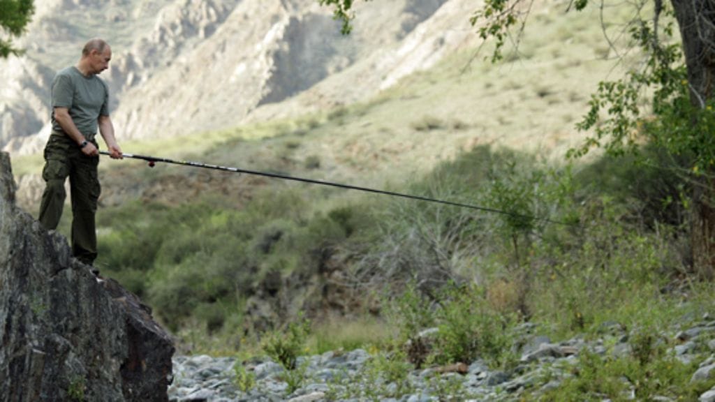 Vladimir Putin Siperiassa (EPA)