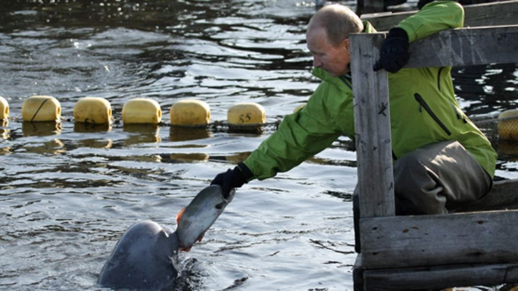 Vladimir Putin Siperiassa (EPA)