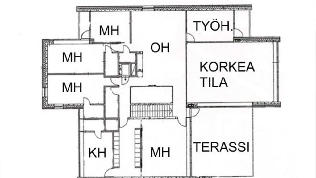 Kimi Räikkösen asunnon pohjakuva.