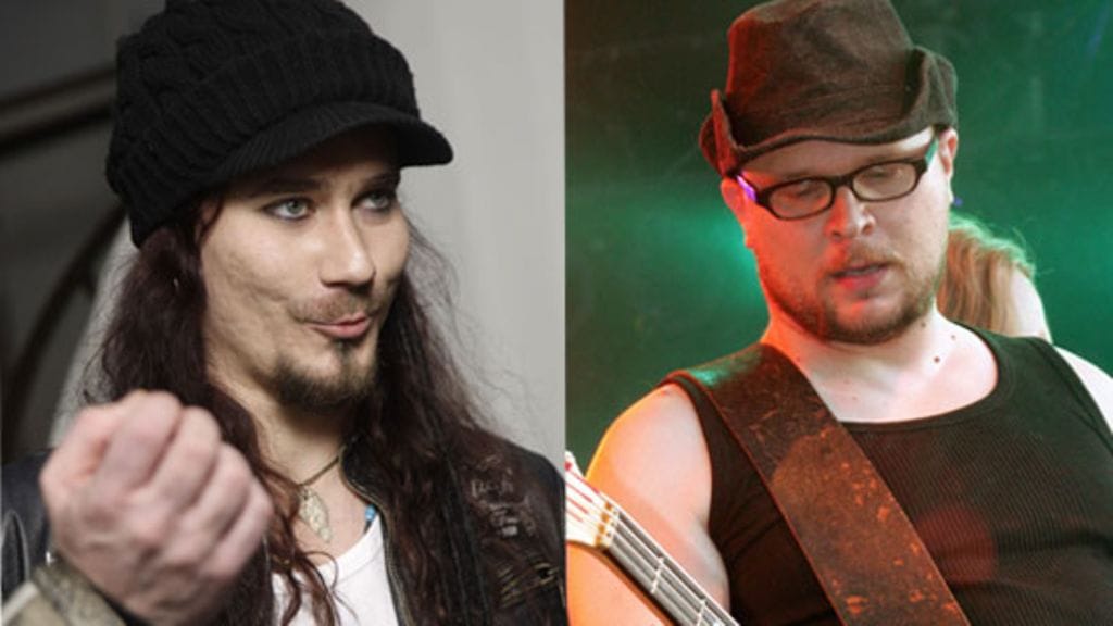 Nightwishin Tuomas Holopainen ja Kotiteollisuuden Janne Hongisto (Kuvat: Lehtikuva)