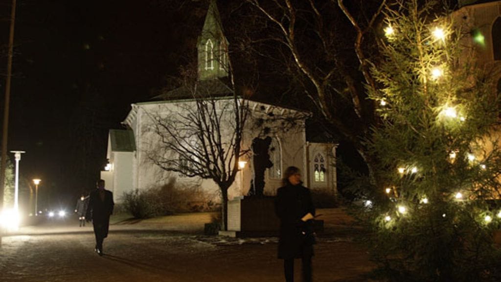 Sauli Niinistö ja Jenni Haukio avioituivat Porissa. (Kuva: Jenni Gästgivar/Lehtikuva)