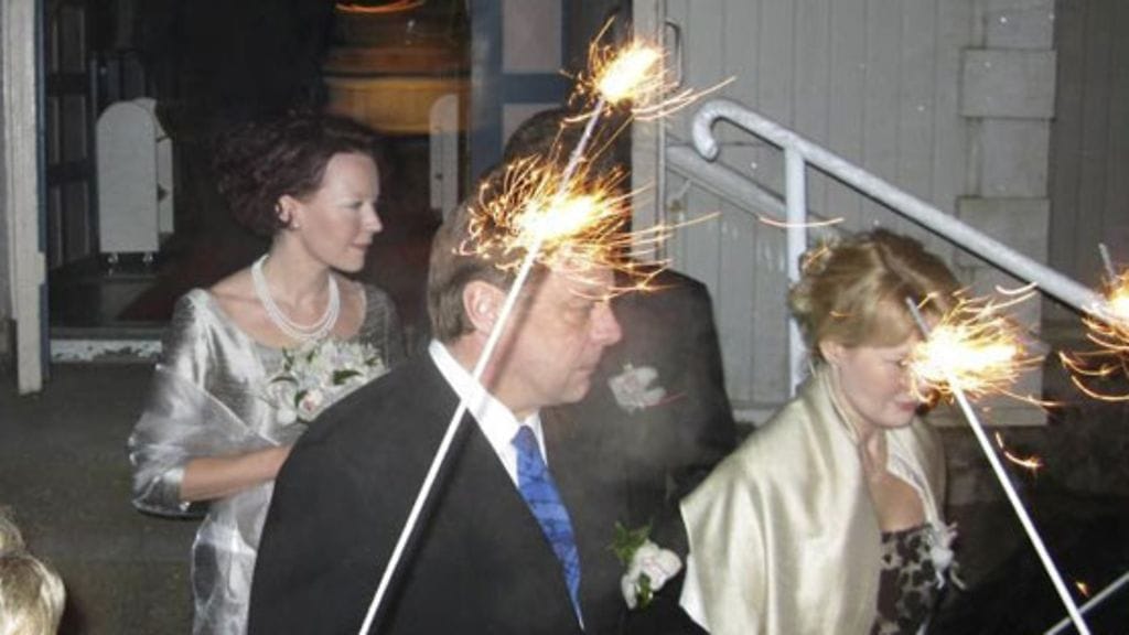 Sauli Niinistön ja Jenni Haukion häät. (Kuva: Tauno Östervik/Lehtikuva)