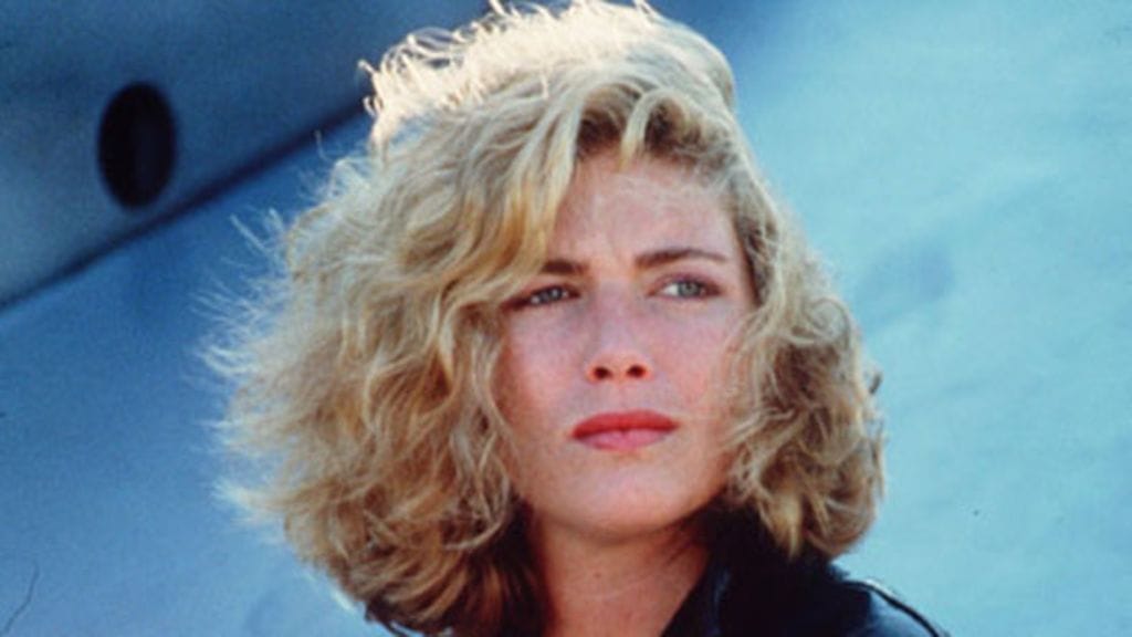 Näyttelijä Kelly McGillis elokuvassa Top Gun. (Kuva: Paramount Pictures)