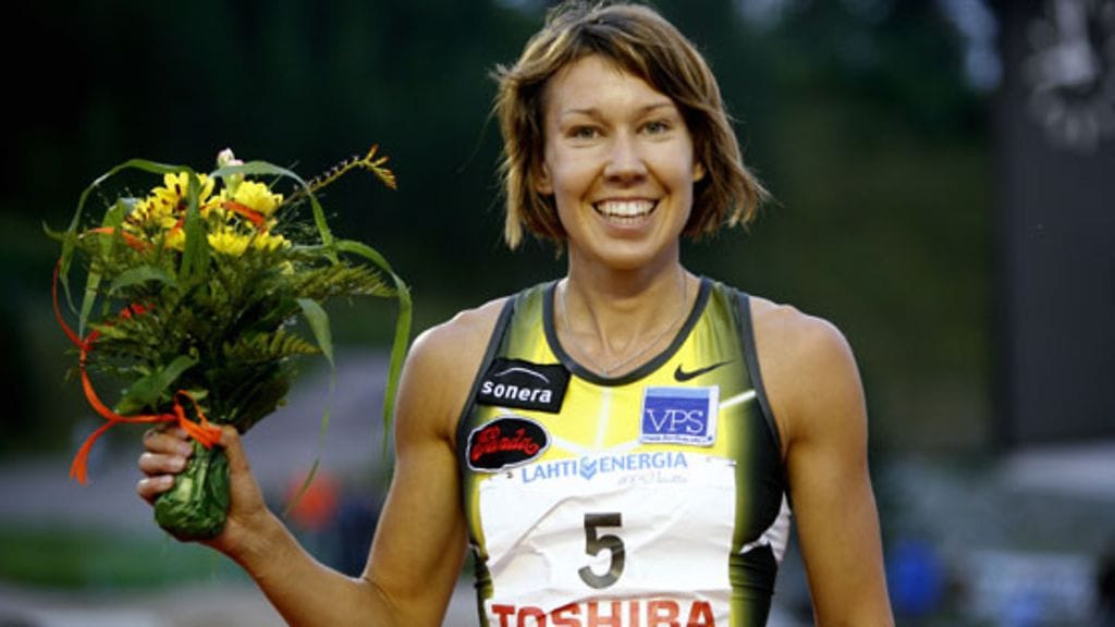 Pikajuoksija Johanna Manninen (Kuva: Roni Rekomaa/Lehtikuva)