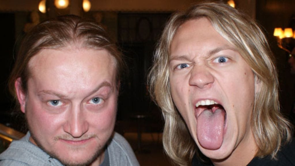 Duudsonit Jarppi Leppälä ja Jukka Hilden. (kuva: Santtu Palm/MTV3)