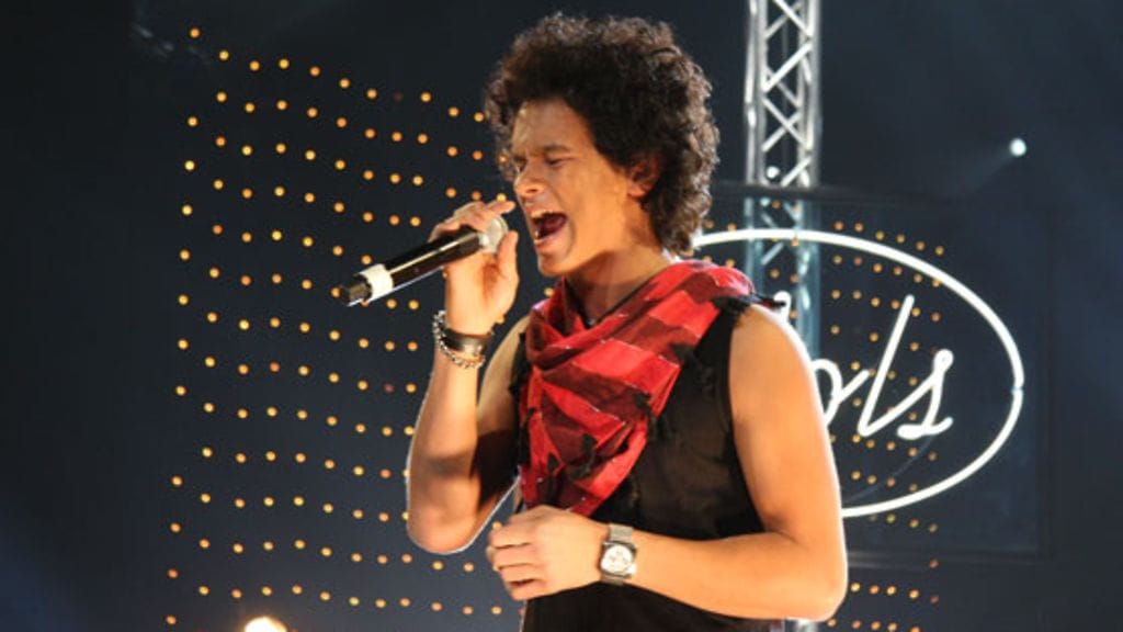 Pete Parkkonen sijoittui kolmanneksi Idols-kilpailussa. (MTV3)