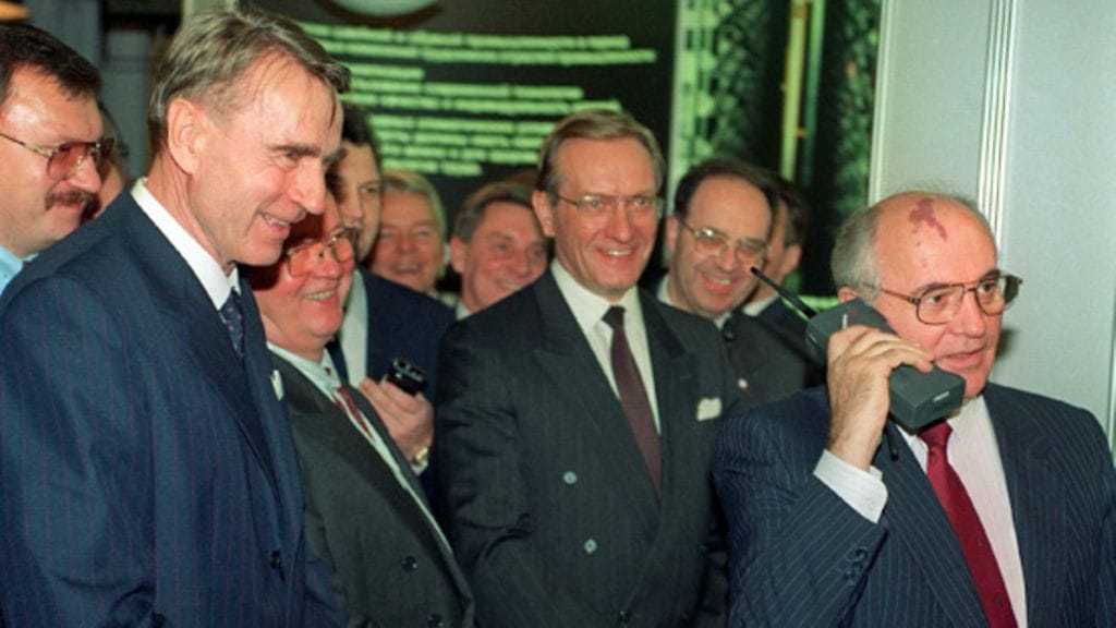 Mauno Koivisto ja Mihail Gorbatshev (Lehtikuva)