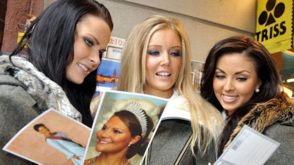 Miss Suomi -voittajakolmikko. (Kuva: Jussi Nukari/Lehtikuva)