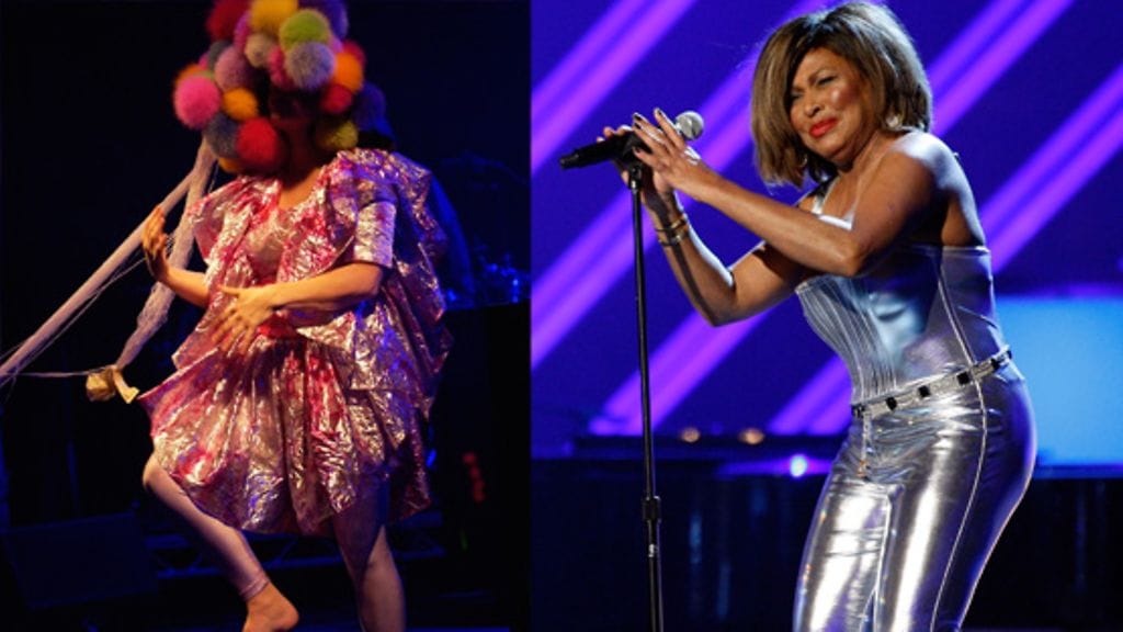 Björk ja Tina Turner (Getty)
